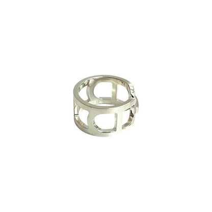 Hermes Ever Chaine D'ancre MM Silver 925 Ring 52 Size 12 33065