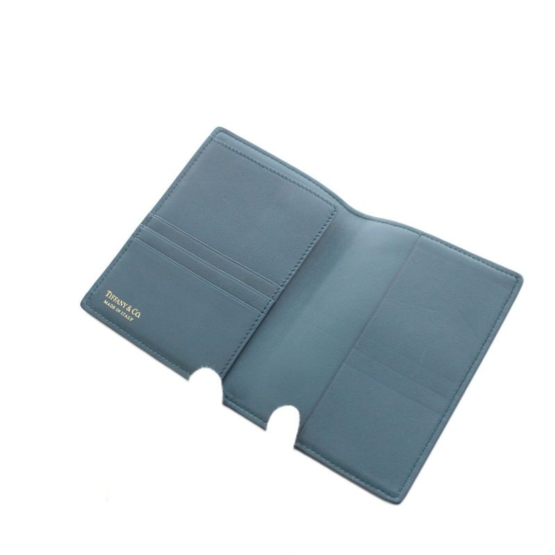 Tiffany & Co Tiffany & Co Pass Port Case Leather Green An23 • OH