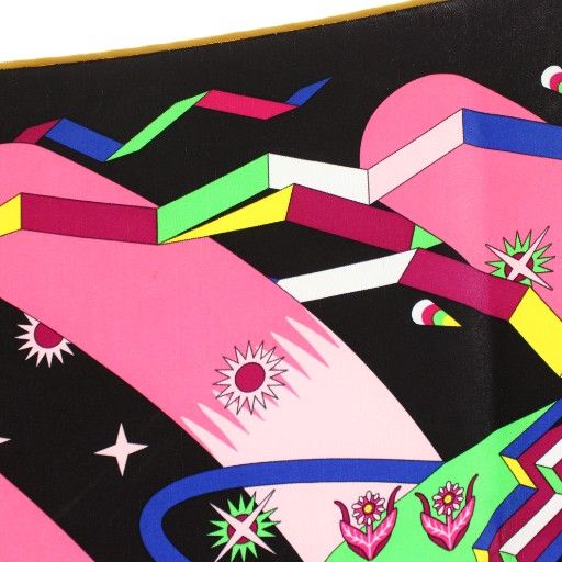 Hermes Care 90 LA Source de Pegase Source of Pegasus Scarf All Over Pattern