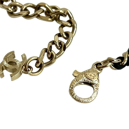 Chanel Chanel Heart Motif GP Leather Chain