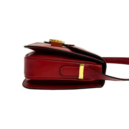 Celine Vintage Carriage Hardware Calf Leather Shoulder Bag