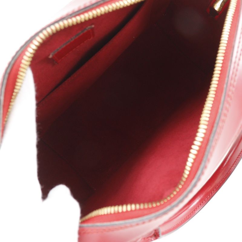 Louis Vuitton Sablon M52047 Epi Leather Red Th0918 Women's Handbag