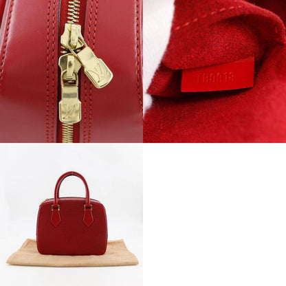 Louis Vuitton Sablon M52047 Epi Leather Red Th0918 Women's Handbag