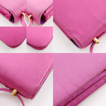 Hermes Constance Mini 18 Silk Pink Gold Hardware O Women's Shoulder Bag