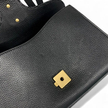 Gucci Bag Shoulder Bag Black Gold Ggmarmont Mini Top Handle Bag 2way Handbag