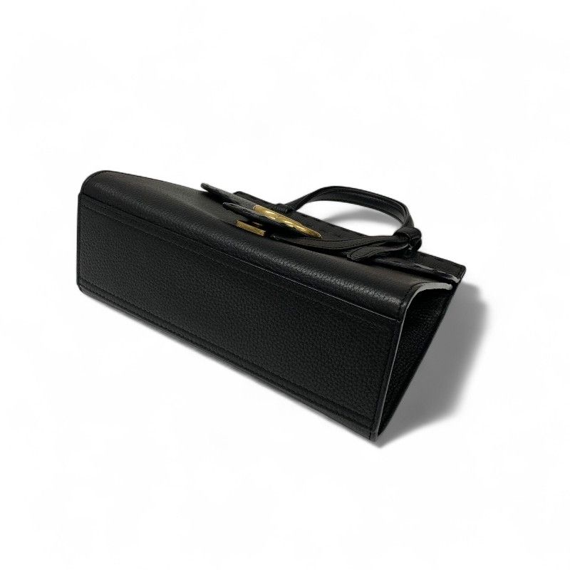 Gucci Bag Shoulder Bag Black Gold Ggmarmont Mini Top Handle Bag 2way Handbag