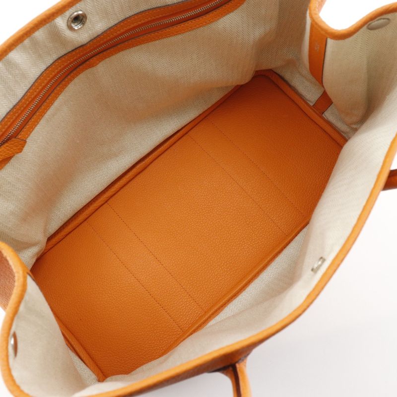 Hermes Garden Party PM Negonda Orange N Women's Tote Bag