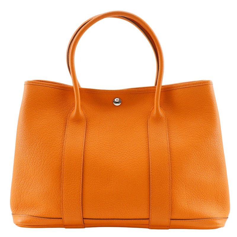 Hermes Garden Party PM Negonda Orange N Women's Tote Bag