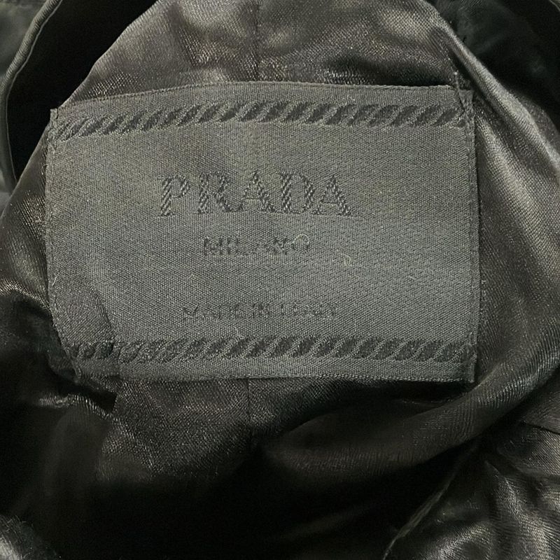 Prada Coat Size L Women's - Black Long Sleeve Spring Autumn