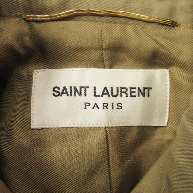 14ss Saint Laurent Paris by Hedi Slimane Eddy Period Trench Coat Polycotton