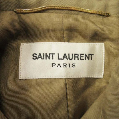 14ss Saint Laurent Paris by Hedi Slimane Eddy Period Trench Coat Polycotton