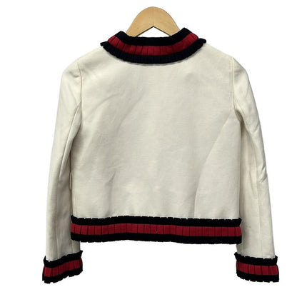 Gucci Jacket Size 36 S Women's - 452936 White X Dark Navy X Red Long Sleeve
