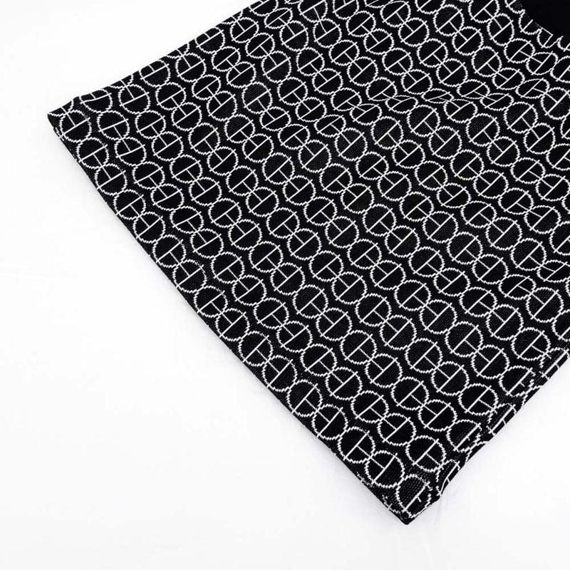 Hermes Skirt All Over Pattern Black Size 34 Cotton Women's Apparel