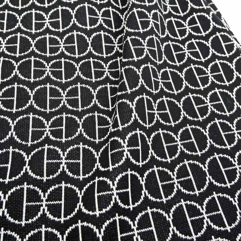 Hermes Skirt All Over Pattern Black Size 34 Cotton Women's Apparel