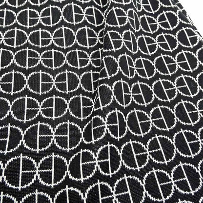 Hermes Skirt All Over Pattern Black Size 34 Cotton Women's Apparel