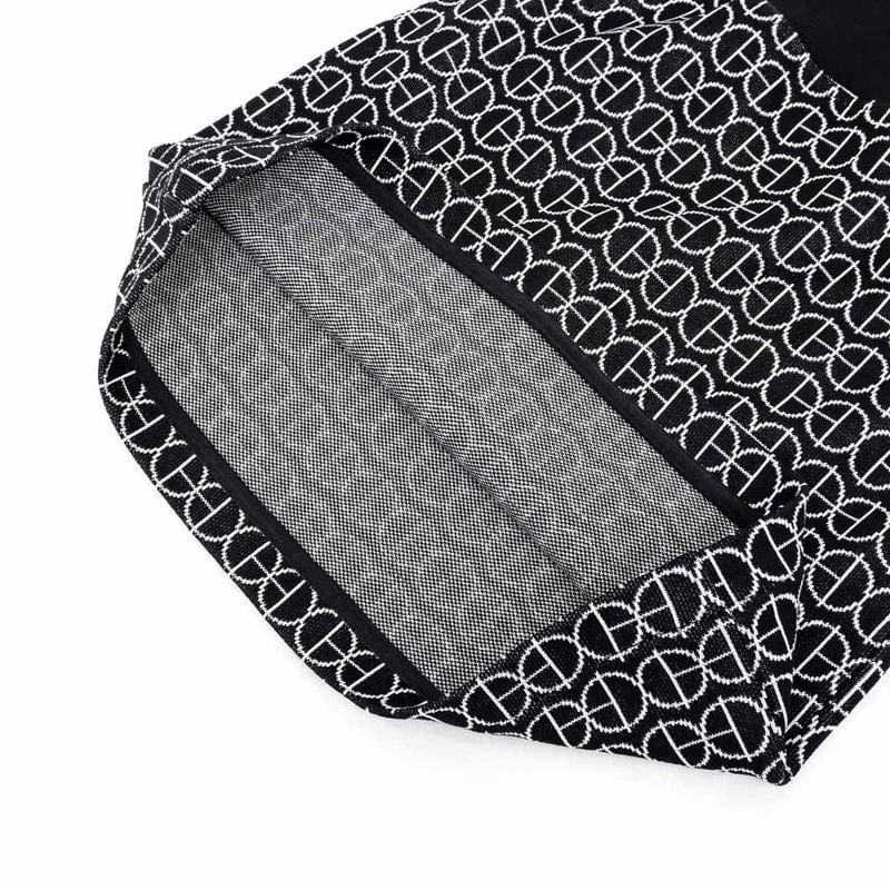 Hermes Skirt All Over Pattern Black Size 34 Cotton Women's Apparel