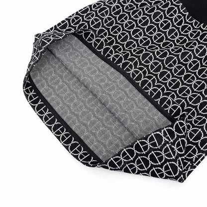 Hermes Skirt All Over Pattern Black Size 34 Cotton Women's Apparel