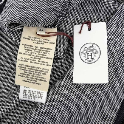 Hermes Skirt All Over Pattern Black Size 34 Cotton Women's Apparel