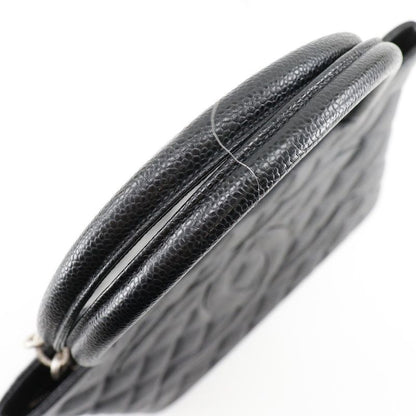 Chanel Reprint Tote Coco Mark Matelasse A01804 Caviar Skin Black Women's Tote