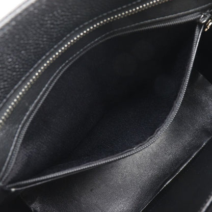 Chanel Reprint Tote Coco Mark Matelasse A01804 Caviar Skin Black Women's Tote