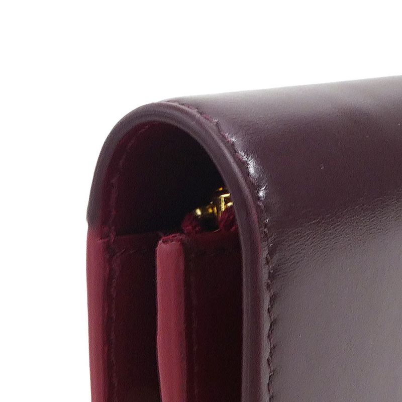 Celine CELINE chain wallet long wallet