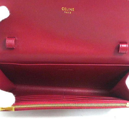 Celine CELINE chain wallet long wallet