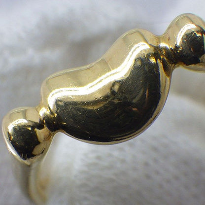 Tiffany & Co Ring Bean Design Mini Beans 18K Yellow Gold No 12