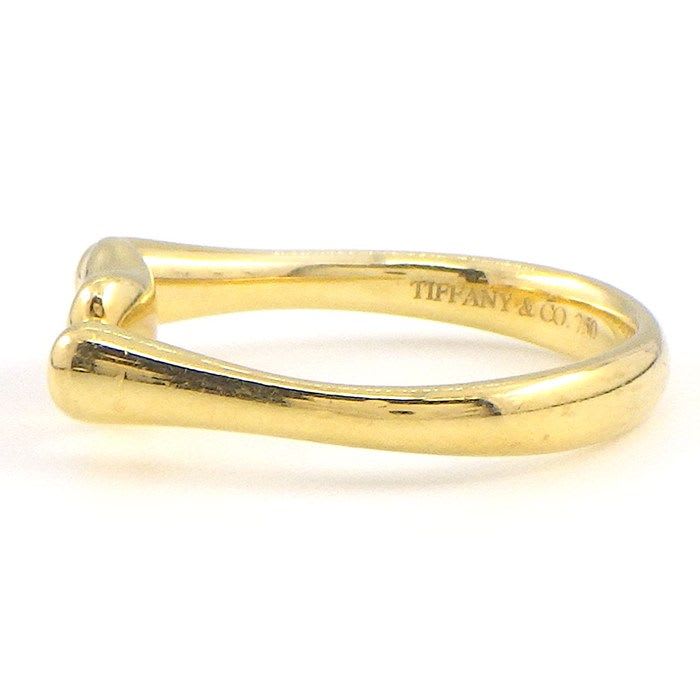 Tiffany & Co Ring Bean Design Mini Beans 18K Yellow Gold No 12