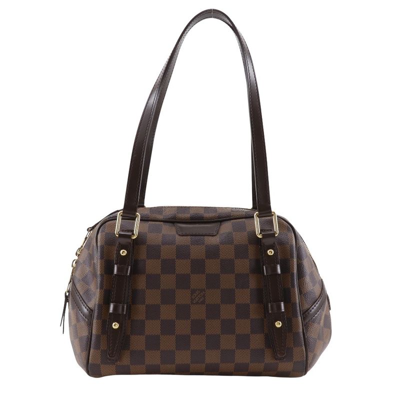 Louis Vuitton Rivington PM N41157 Damier Canvas Brown Du4150 Women's Tote Bag