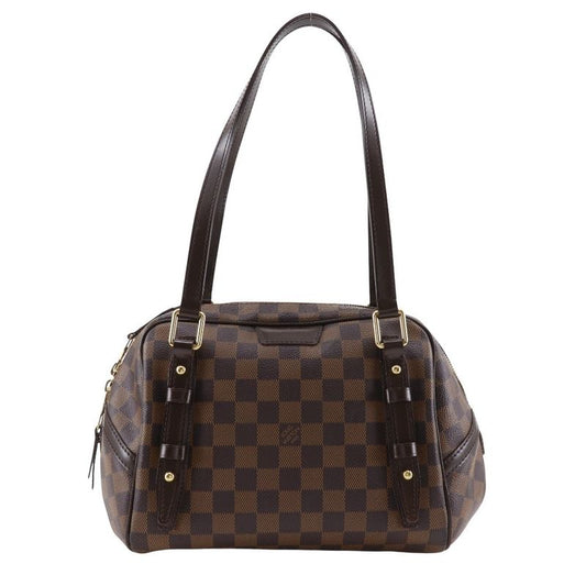 Louis Vuitton Rivington PM N41157 Damier Canvas Brown Du4150 Women's Tote Bag