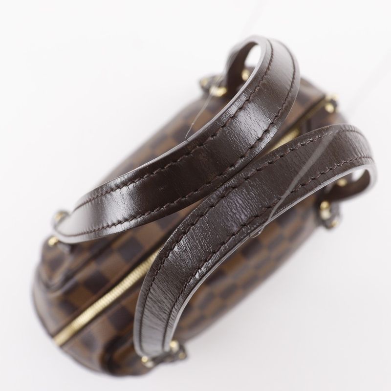 Louis Vuitton Rivington PM N41157 Damier Canvas Brown Du4150 Women's Tote Bag