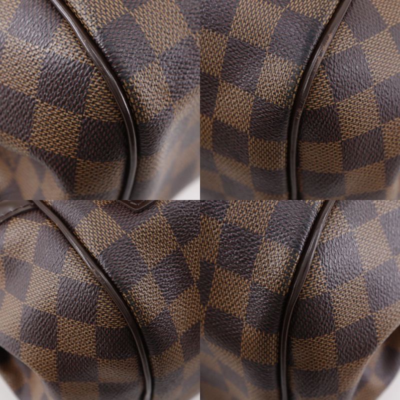 Louis Vuitton Rivington PM N41157 Damier Canvas Brown Du4150 Women's Tote Bag