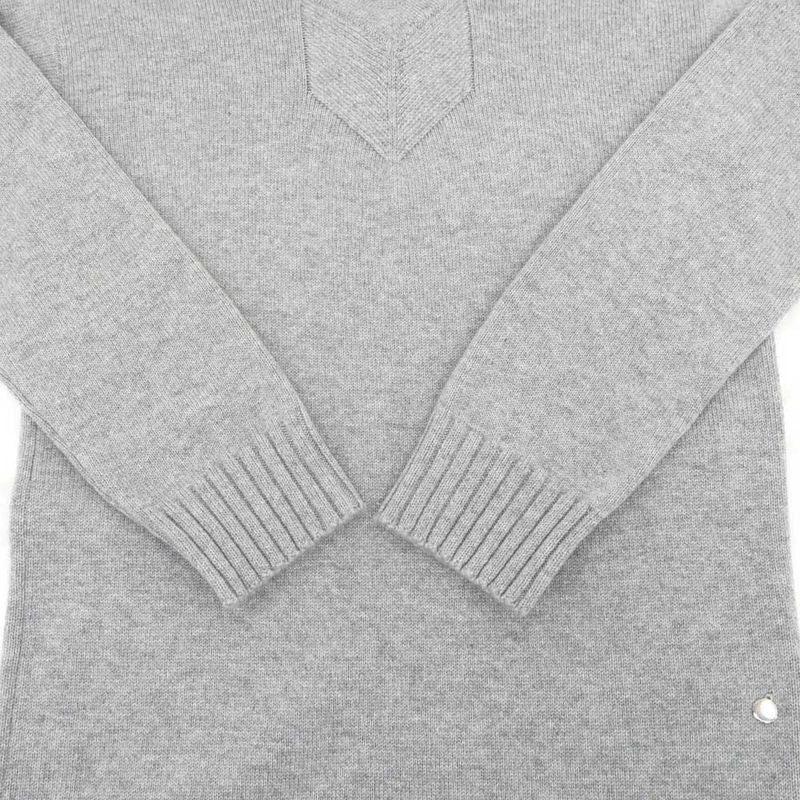 Hermes Knit One Piece Gray - Size 34 Cashmere Women's Apparel Women's