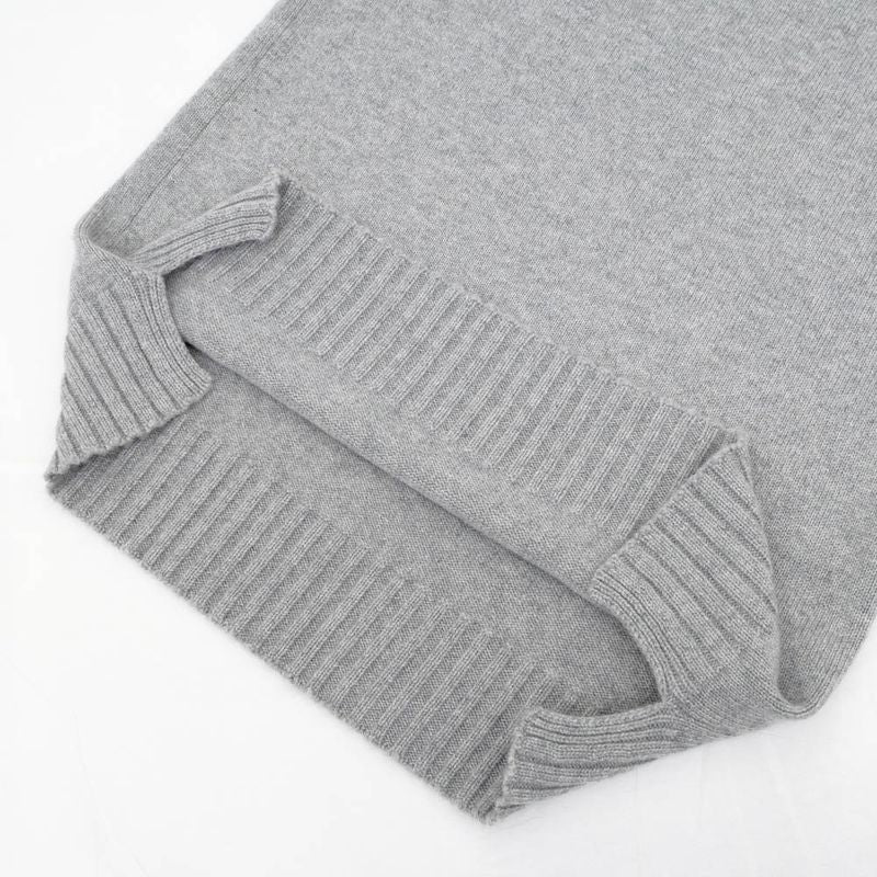 Hermes Knit One Piece Gray - Size 34 Cashmere Women's Apparel Women's