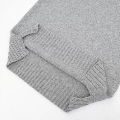 Hermes Knit One Piece Gray - Size 34 Cashmere Women's Apparel Women's