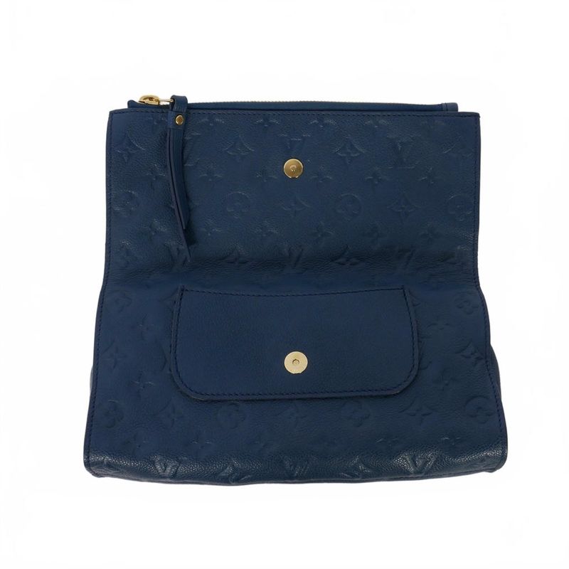 Louis Vuitton Petillant Clutch Bag Empreinte Blue M93427