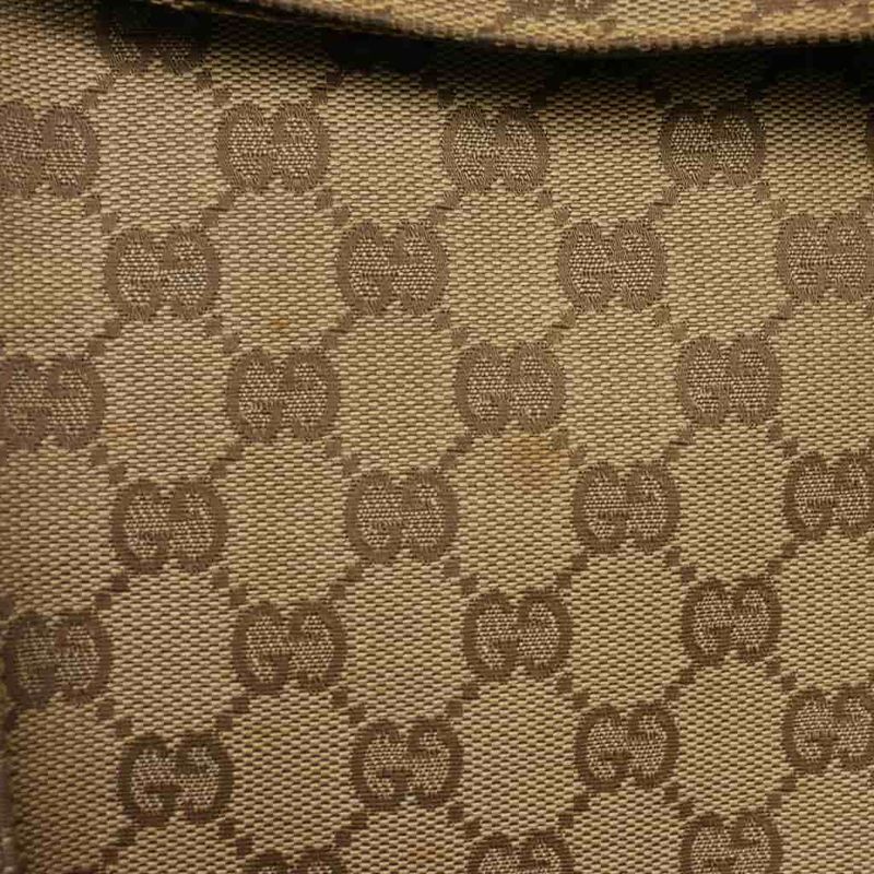 Gucci Jackie One Shoulder Bag GG Canvas Brown