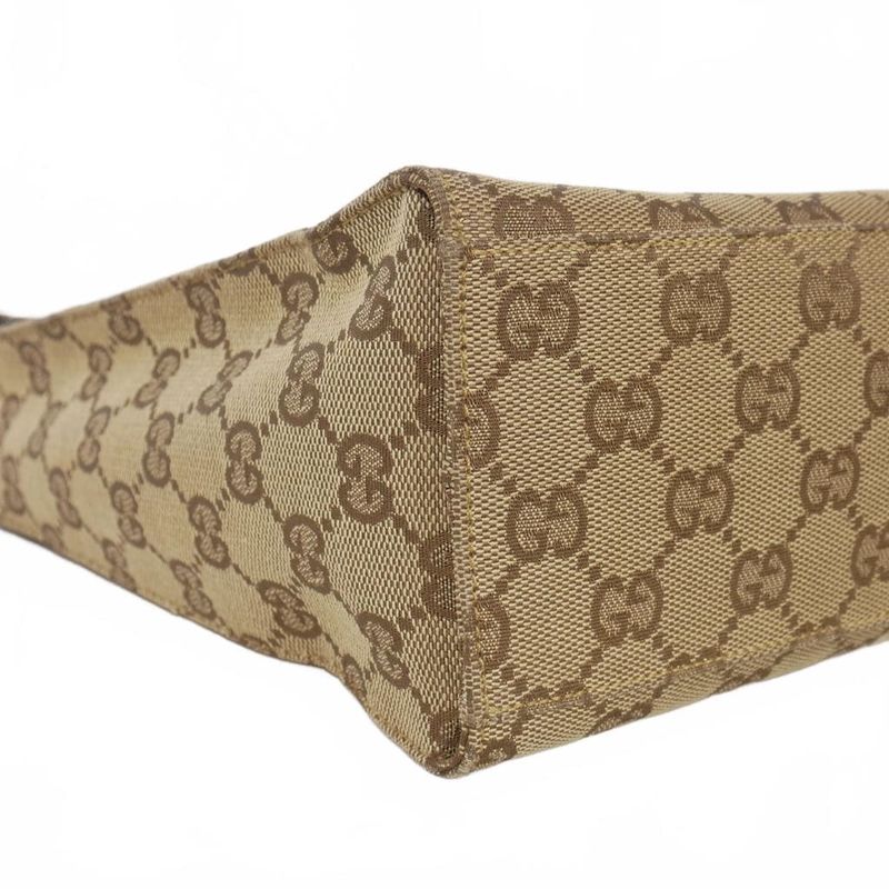 Gucci Jackie One Shoulder Bag GG Canvas Brown