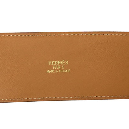 Hermes Hermes Collier de Chien Medor Belt Courchevel Epson Gold 65