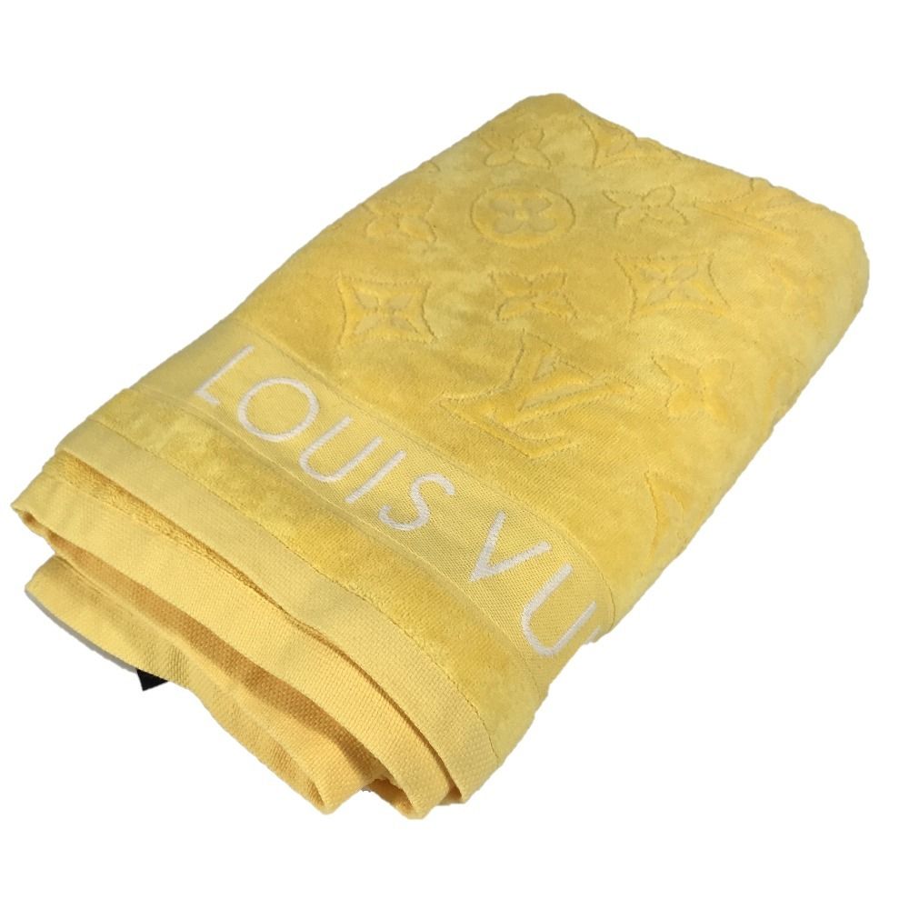 Louis Vuitton Towel Beach Towel/Lv Vacation M78458 Cotton Yellow