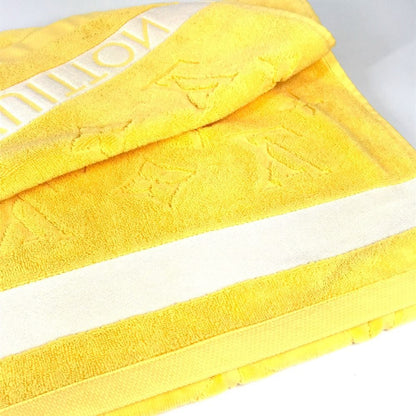 Louis Vuitton Towel Beach Towel/Lv Vacation M78458 Cotton Yellow