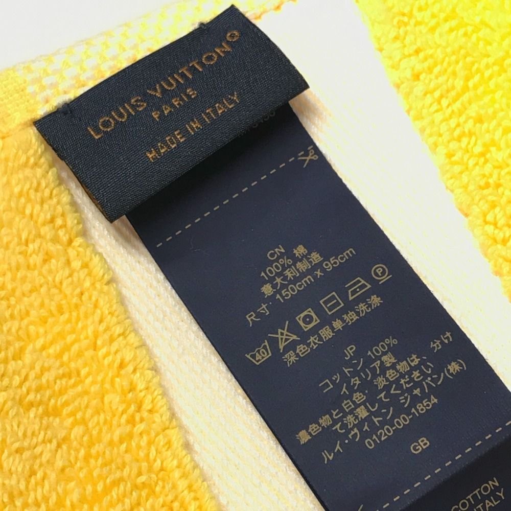 Louis Vuitton Towel Beach Towel/Lv Vacation M78458 Cotton Yellow