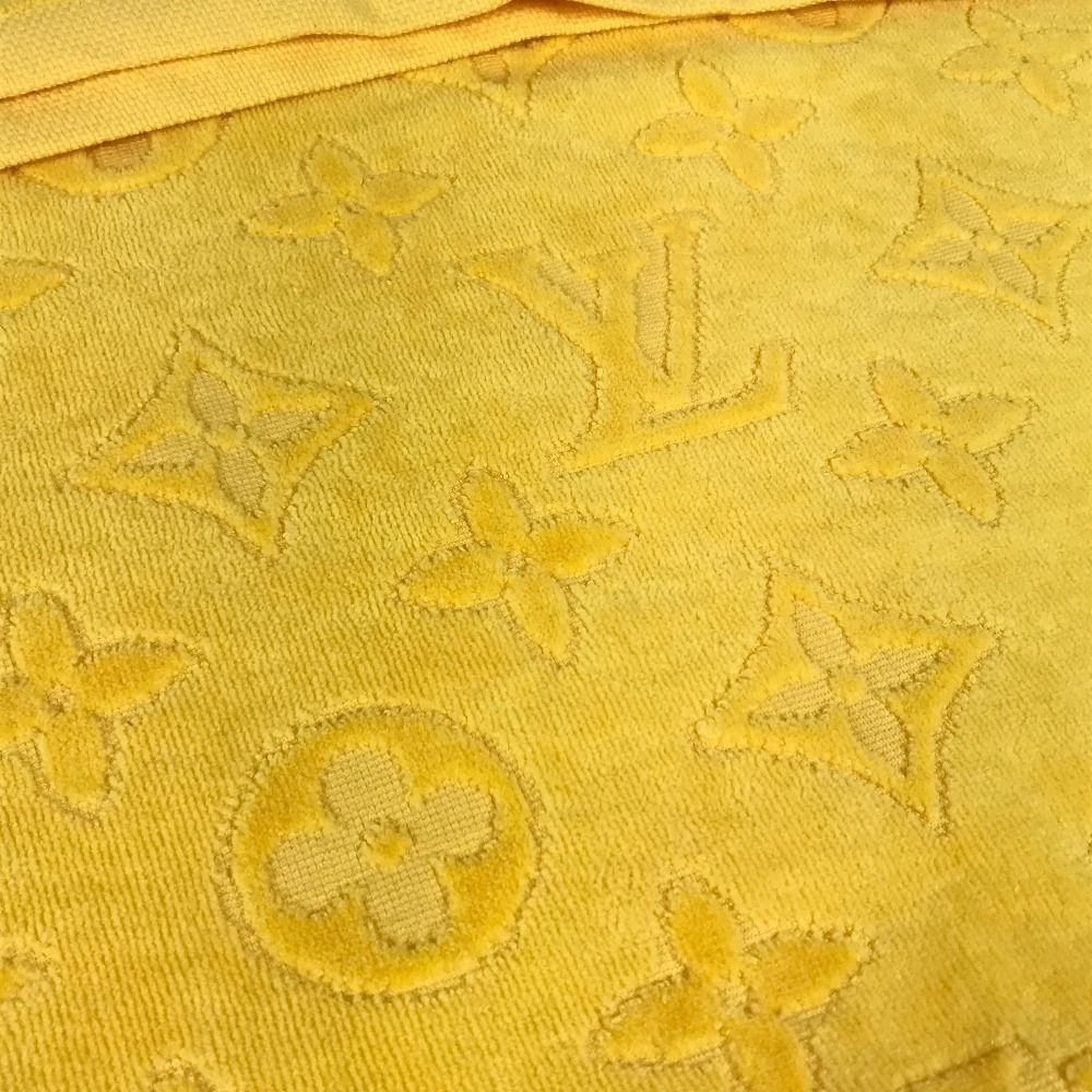 Louis Vuitton Towel Beach Towel/Lv Vacation M78458 Cotton Yellow