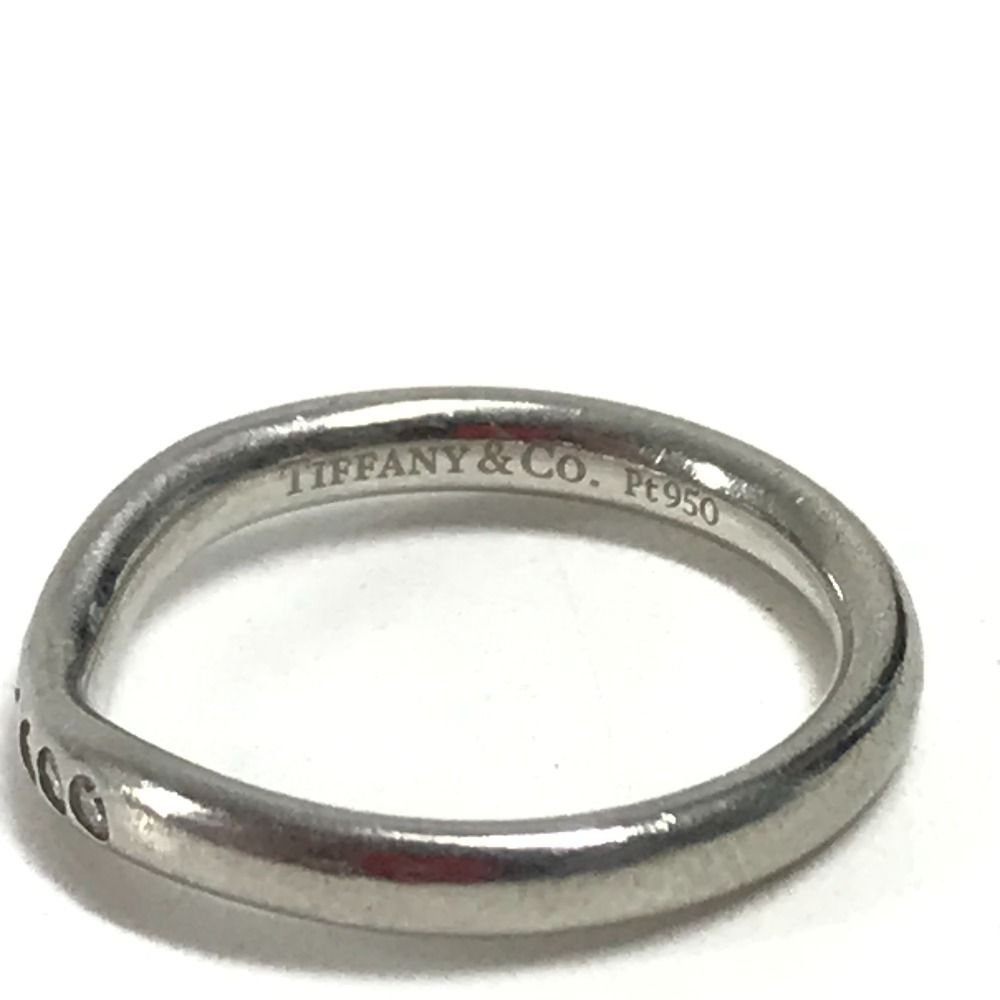 Tiffany&Co Tiffany Ring Curved Band Peretti Pt950 Silver