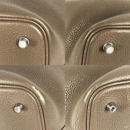 Hermes Handbag Picotan Lock Mm 22 Picotan Lock Mm Taurillon Clemence Etoupe Gray