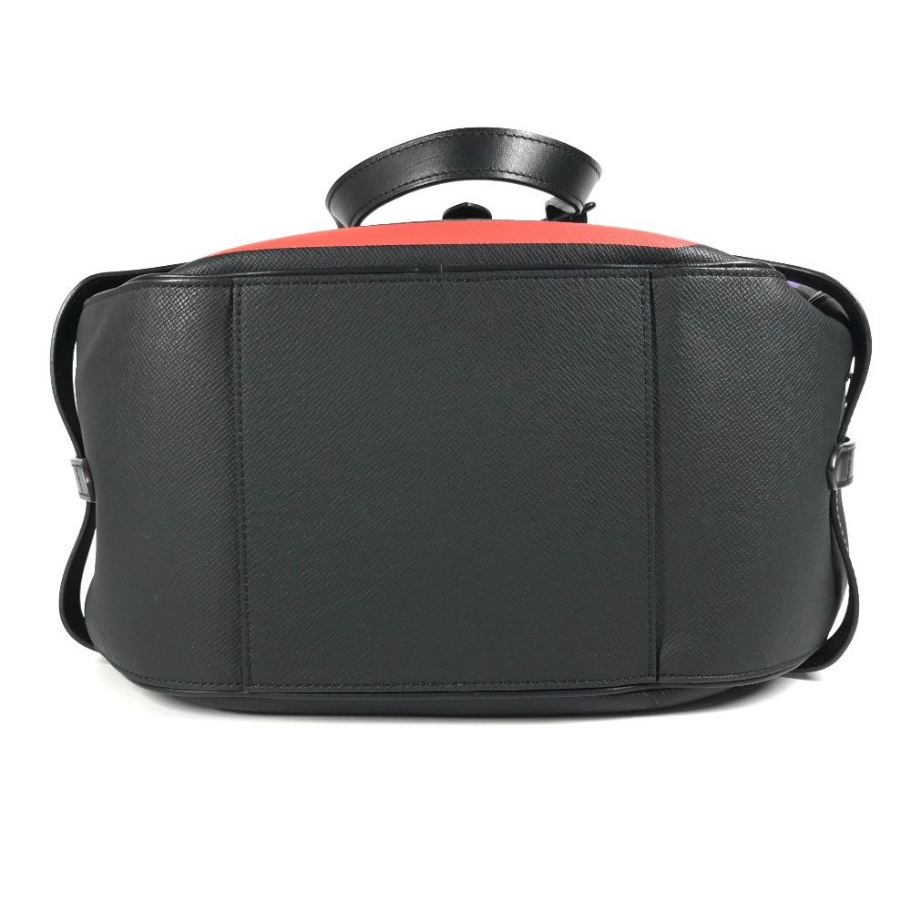Louis Vuitton Shoulder Bag Soft Hat Trunk M30335 Taiga Leather Ardoise Black