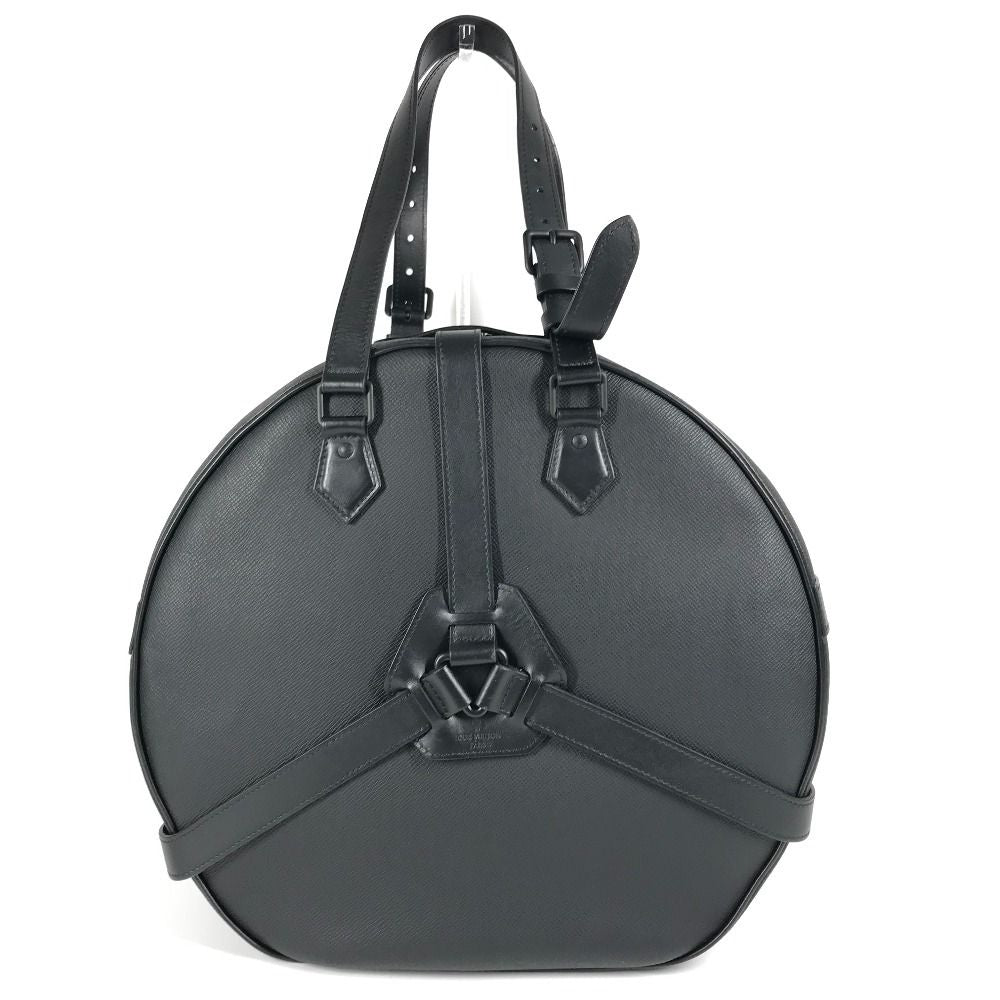 Louis Vuitton Shoulder Bag Soft Hat Trunk M30335 Taiga Leather Ardoise Black