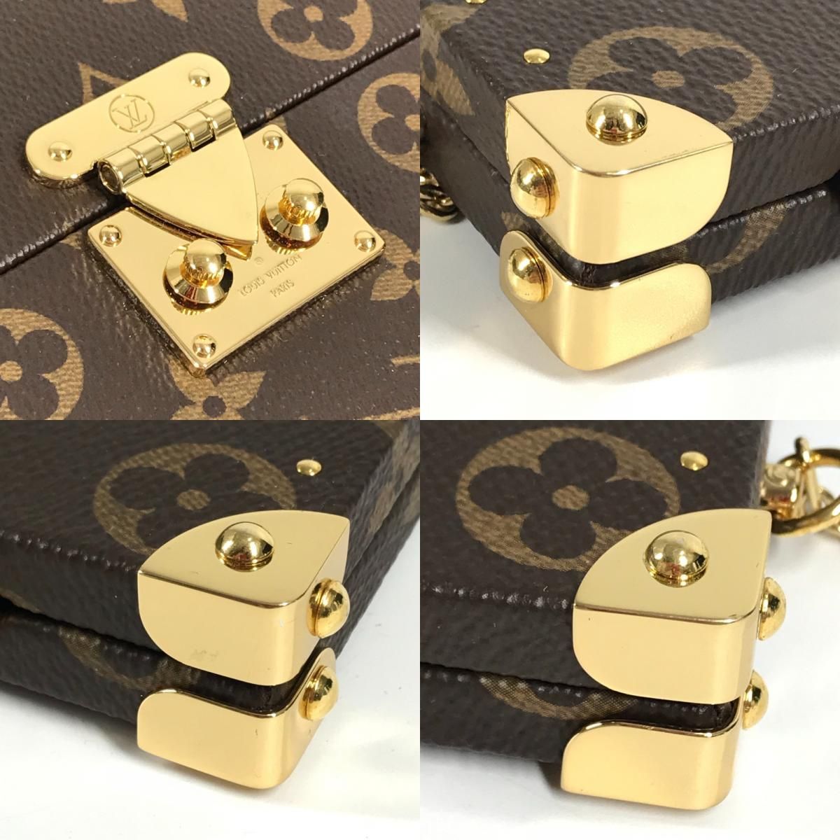 Louis Vuitton Mirror Home Mirror Trunk Gi0554 Monogram Canvas Brown