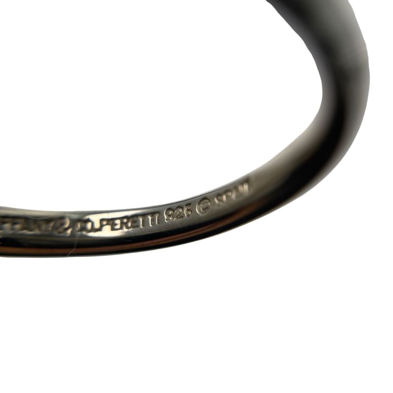 Tiffany & Co Tiffany Women's Curved Elsa Peretti Ring Size Approx 8.5