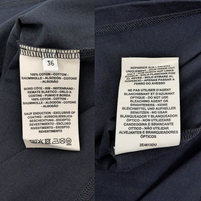 Hermes T-shirt Faubourg Rainbow Black Size 36 Cotton Short Sleeve
